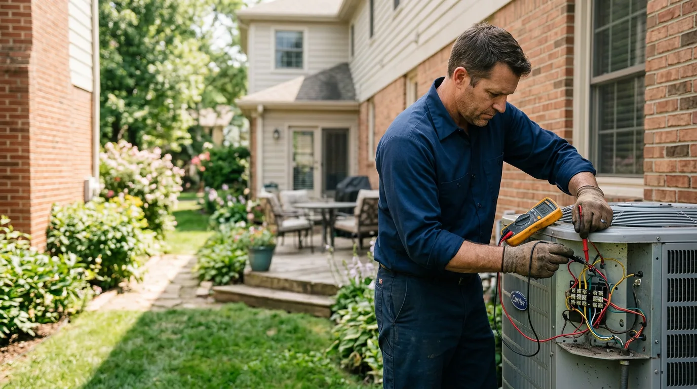 HVAC technician working near Effingham, IL